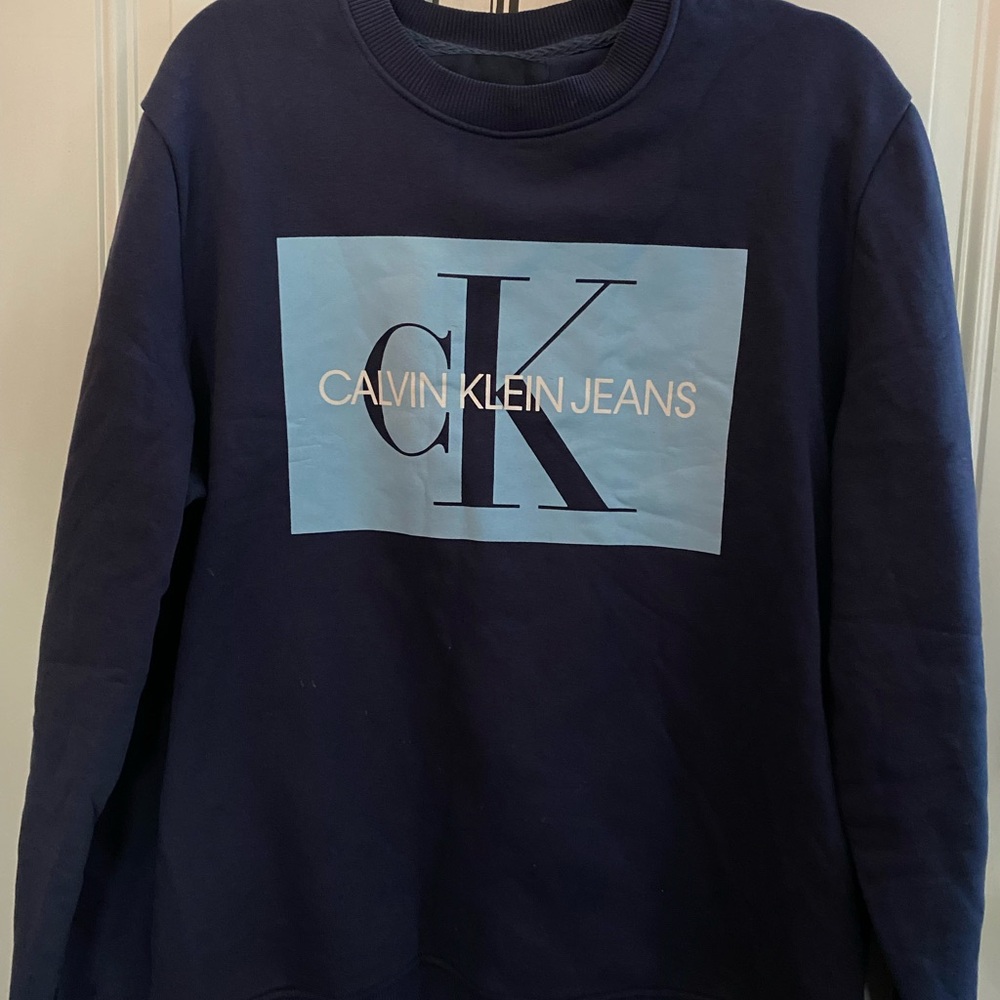 Calvin Klein Jeans Dark Blue Crewneck Sweater